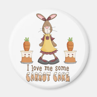 Aimant L'amour du gâteau de carotte