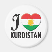 Aimant L'amour du Kurdistan (Devant)