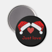 Aimant L'amour du Père Noël (Recto/Verso)