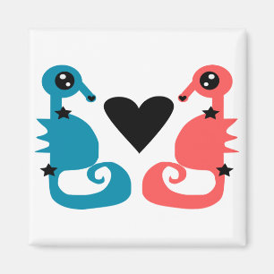 Aimant L'amour du Seahorse