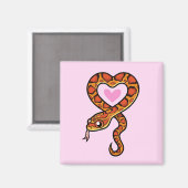 Aimant L'amour du serpent (Recto/Verso)