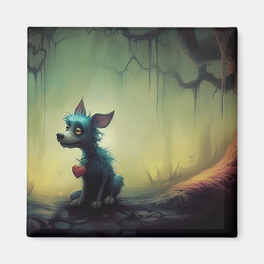 Aimant L'amour d'un chien (Devant)