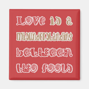 Aimant L'amour entre deux fous