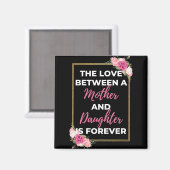 Aimant L'Amour Entre Mère Et Fille Est Pour Toujours (Recto/Verso)