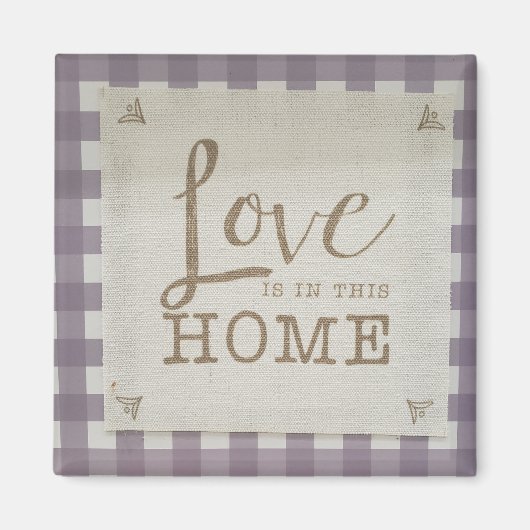 Aimant L'amour est dans cette maison (Devant)