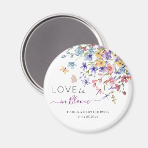 Aimant L'amour est en fleurs Faveur de Baby Shower pour L