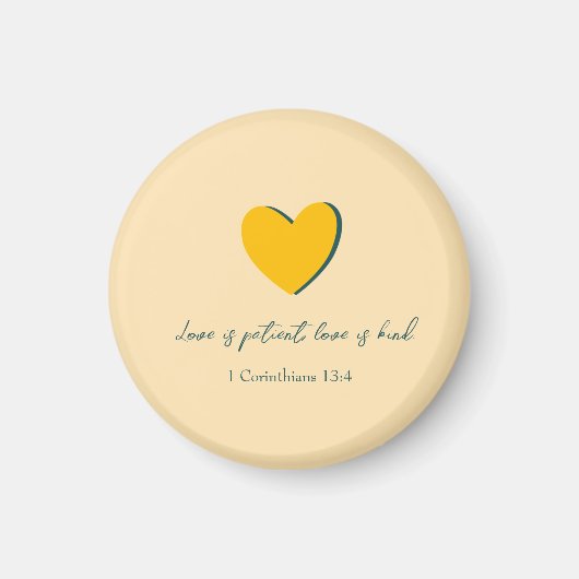 Aimant L'amour est l'amour du patient L'amour est un aima (Devant)