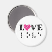 Aimant L'amour est le braille aveugle (Recto/Verso)