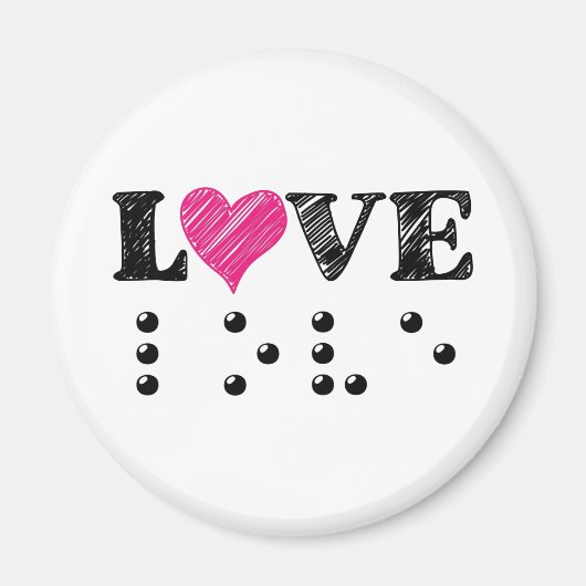 Aimant L'amour est le braille aveugle (Devant)