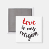 Aimant L'amour est ma religion (Recto/Verso)
