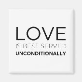 Aimant L'Amour Est Mieux Servi Sans Condition (Devant)