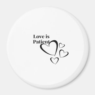 Aimant L'Amour est Patient Calme Esthétique