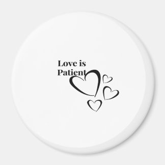 Aimant L'Amour est Patient Calme Esthétique