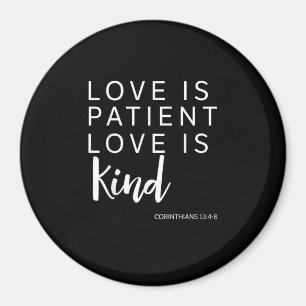 Aimant L'amour est patient l'amour est doux Corinthiens F