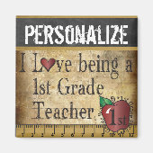 Aimant L'amour est un enseignant de 1ère année (Devant)