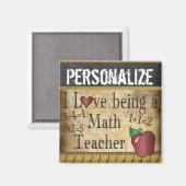 Aimant L'amour est un professeur de mathématiques (Recto/Verso)