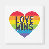 Aimant L'amour gagne (Devant)