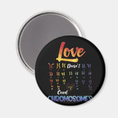 Aimant L'amour ne compte pas Chromosome World Down (Recto/Verso)