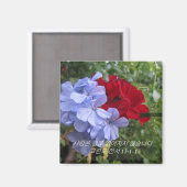 Aimant L'amour n'échoue jamais Flowers (Recto/Verso)