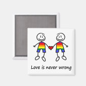 Aimant L'amour n'est jamais faux (Recto/Verso)