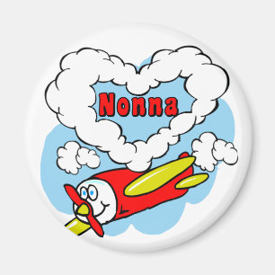 Aimant L'amour Nonna badine l'avion
