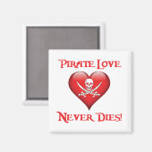 Aimant L'amour pirate ne meurt jamais (Recto/Verso)