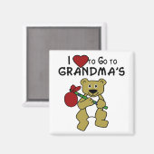 Aimant L'amour pour aller chez grand-mère (Recto/Verso)