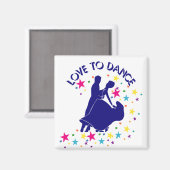 Aimant L'amour pour la danse (Recto/Verso)