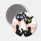 Aimant L'amour siamois (Recto/Verso)