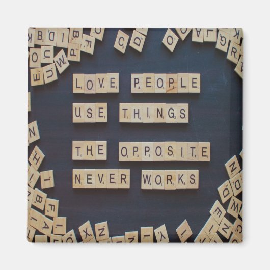 Aimant L'Amour Utilise Des Choses, Des Mots Positifs (Devant)