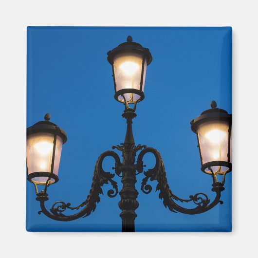 Aimant Lampe allumée la nuit, Venise (Devant)