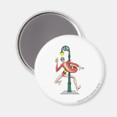 Aimant Lampe de rue pour homme en plastique (Recto/Verso)