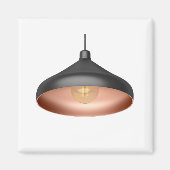 Aimant Lampe pendentif moderne avec ampoule LED (Devant)