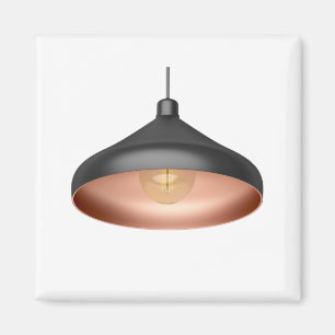 Aimant Lampe pendentif moderne avec ampoule LED