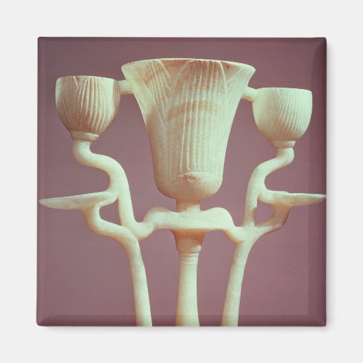 Aimant Lampe sous forme de trois fleurs de lotus (Devant)