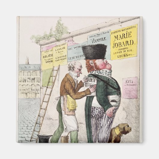 Aimant L'amusement d'un autocollant à Bill, 1820 (Devant)