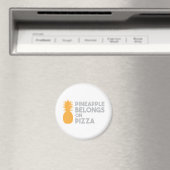 Aimant L'Ananas Appartient À La Pizza (In Situ (Lave-vaisselle))