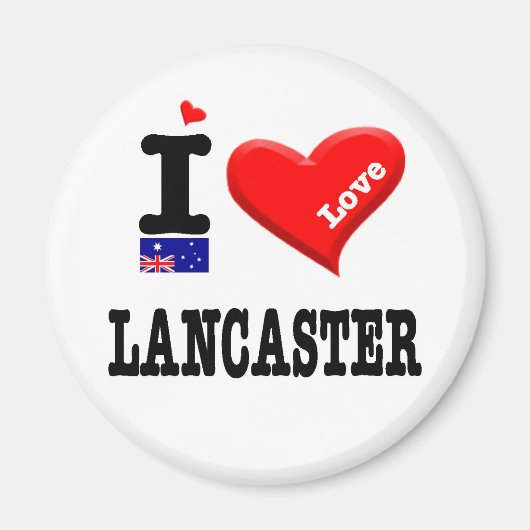 Aimant LANCASTER - I Love (Devant)