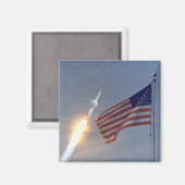Aimant Lancement d'Apollo 11 (Recto/Verso)