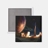 Aimant Lancement de fusée (Recto/Verso)