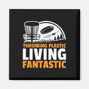Aimant Lancer de frisbee en plastique vivant fantastique