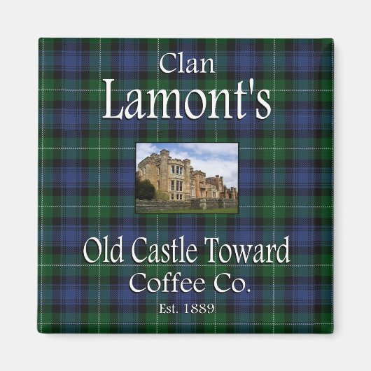 Aimant L'ancien château de Clan Lamont vers Coffee Co. Ma (Devant)