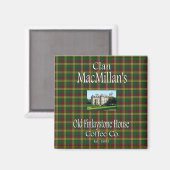 Aimant L'ancienne Finlaystone House Coffee Co de Clan Mac (Recto/Verso)