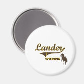 Aimant Lander Wyoming City Classic (Recto/Verso)