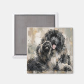 Aimant Landseer Abstrait (Recto/Verso)