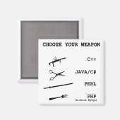 Aimant Langage de programmation Perl, Java, C Sharp, Php, (Recto/Verso)