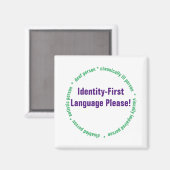 Aimant Langage identité première (Recto/Verso)