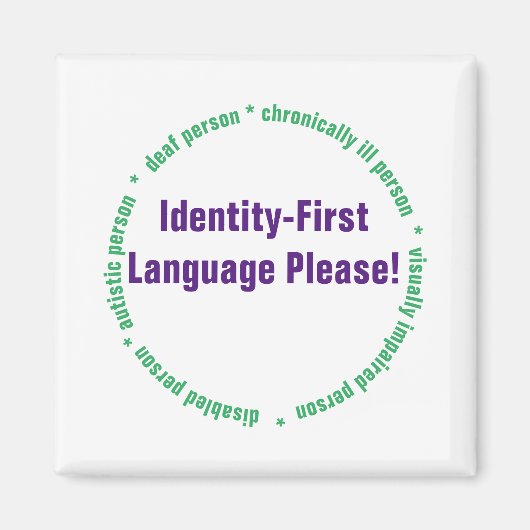 Aimant Langage identité première (Devant)
