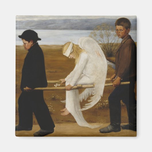Aimant L'ange blessé (Devant)