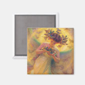 Aimant L'Ange des Oiseaux Franz Dvorak 1910 (Recto/Verso)